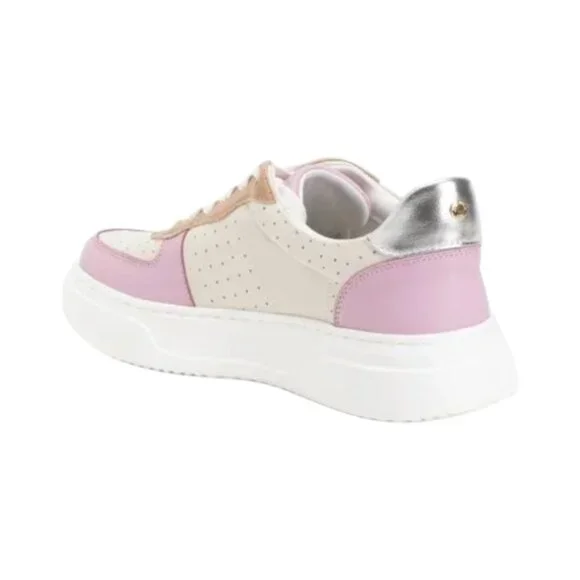 JSLIDES Nude Leather Felix Sneakers - Picture 2 of 2